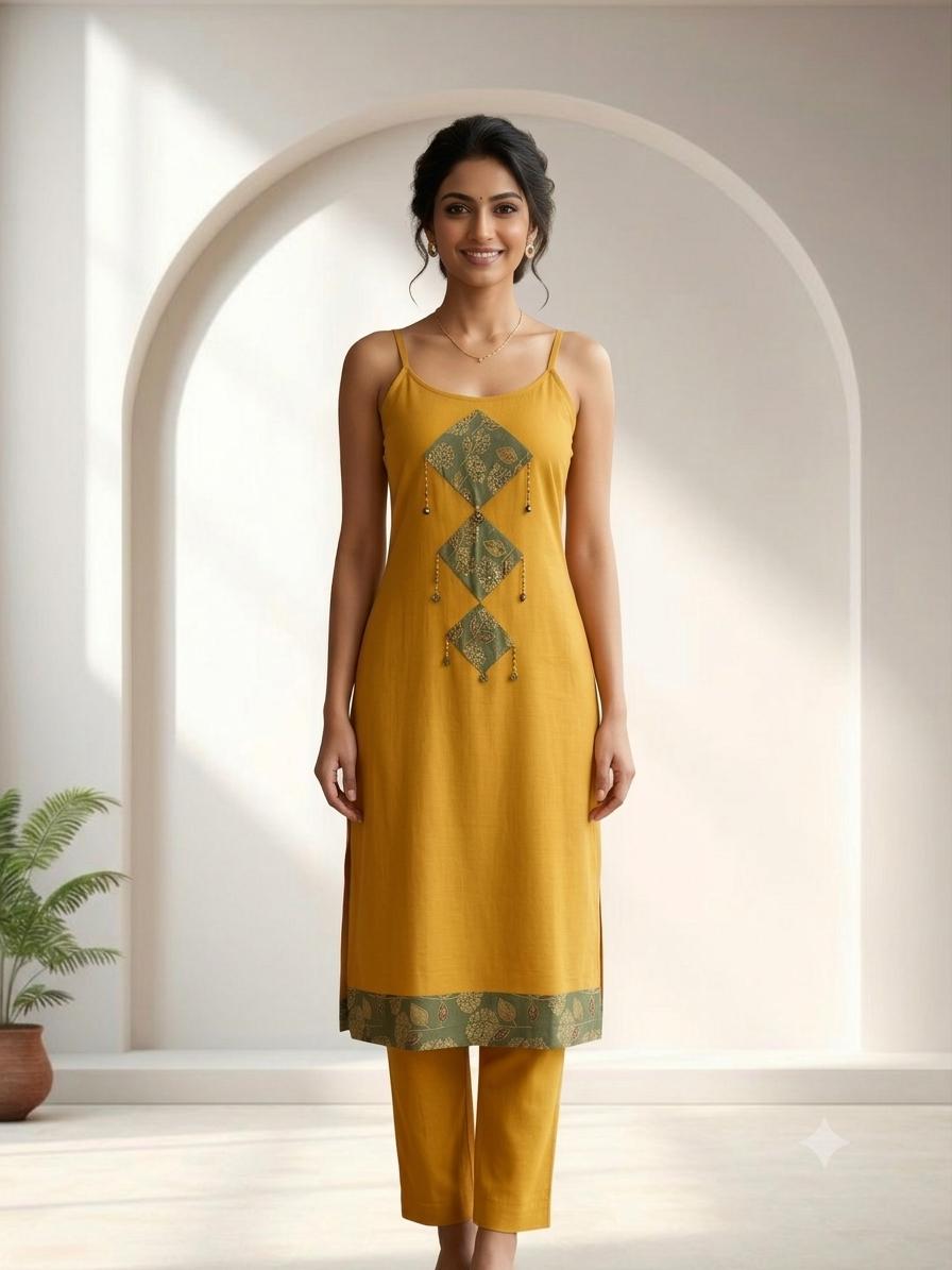 Women's Mustard Co-Ord Set – Effortless Style for Every Occasion