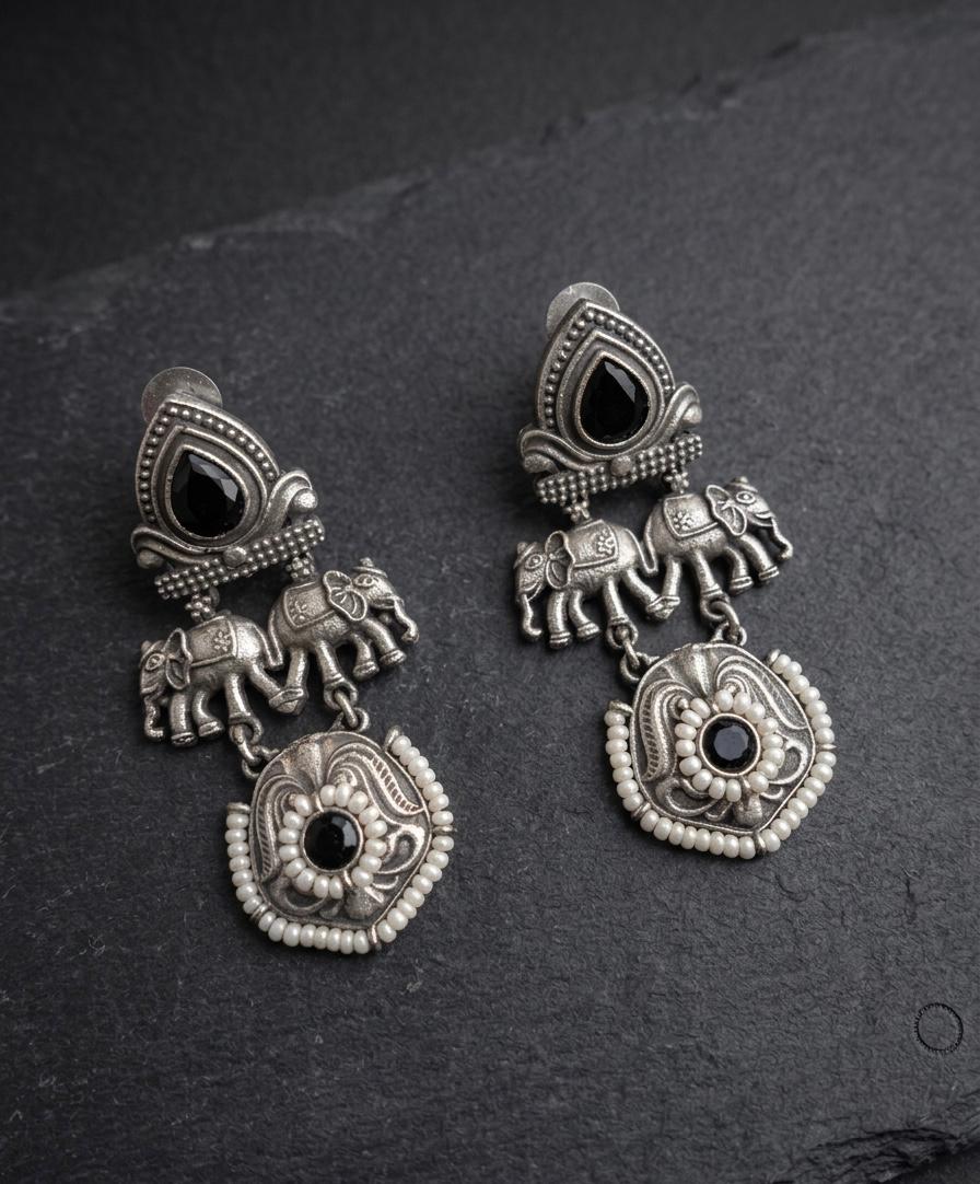 German Silver Earrings