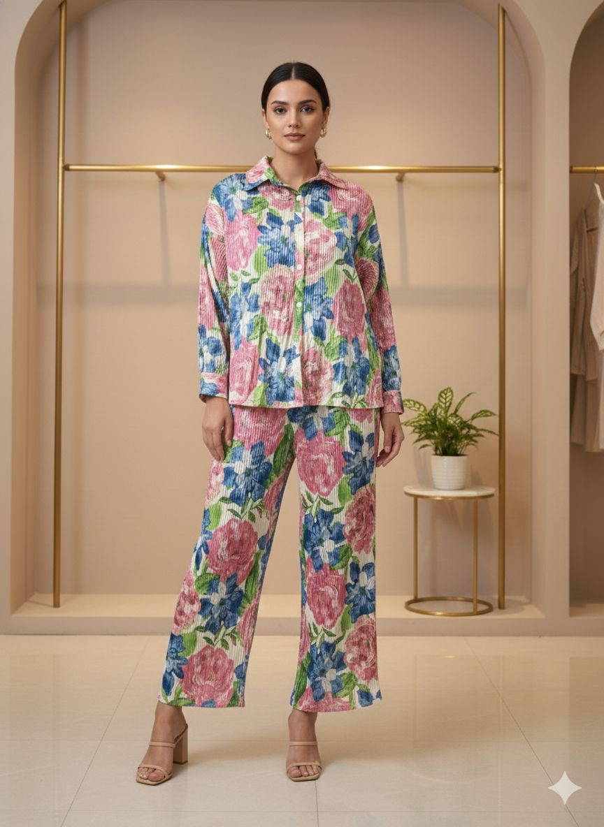 D'MAYE Bloomscape Luxe Floral Coord Set