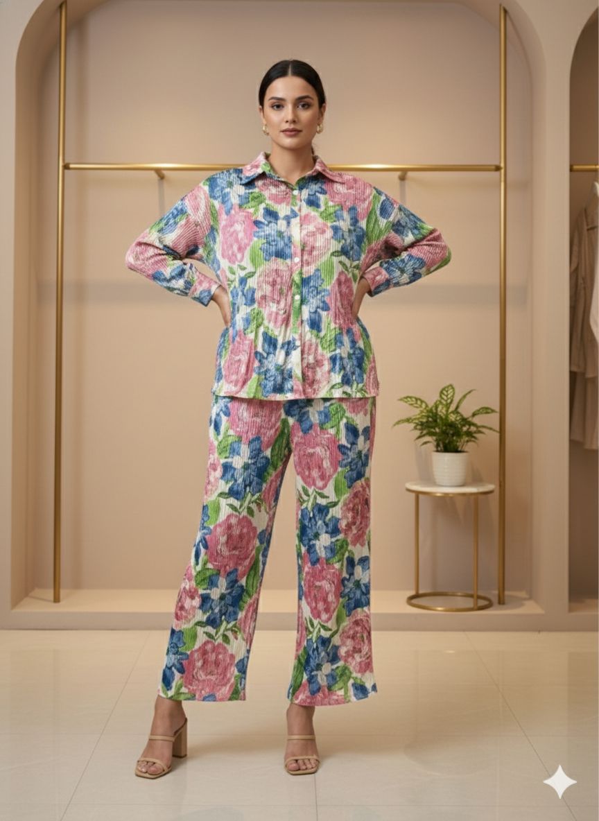 D'MAYE Bloomscape Luxe Floral Coord Set