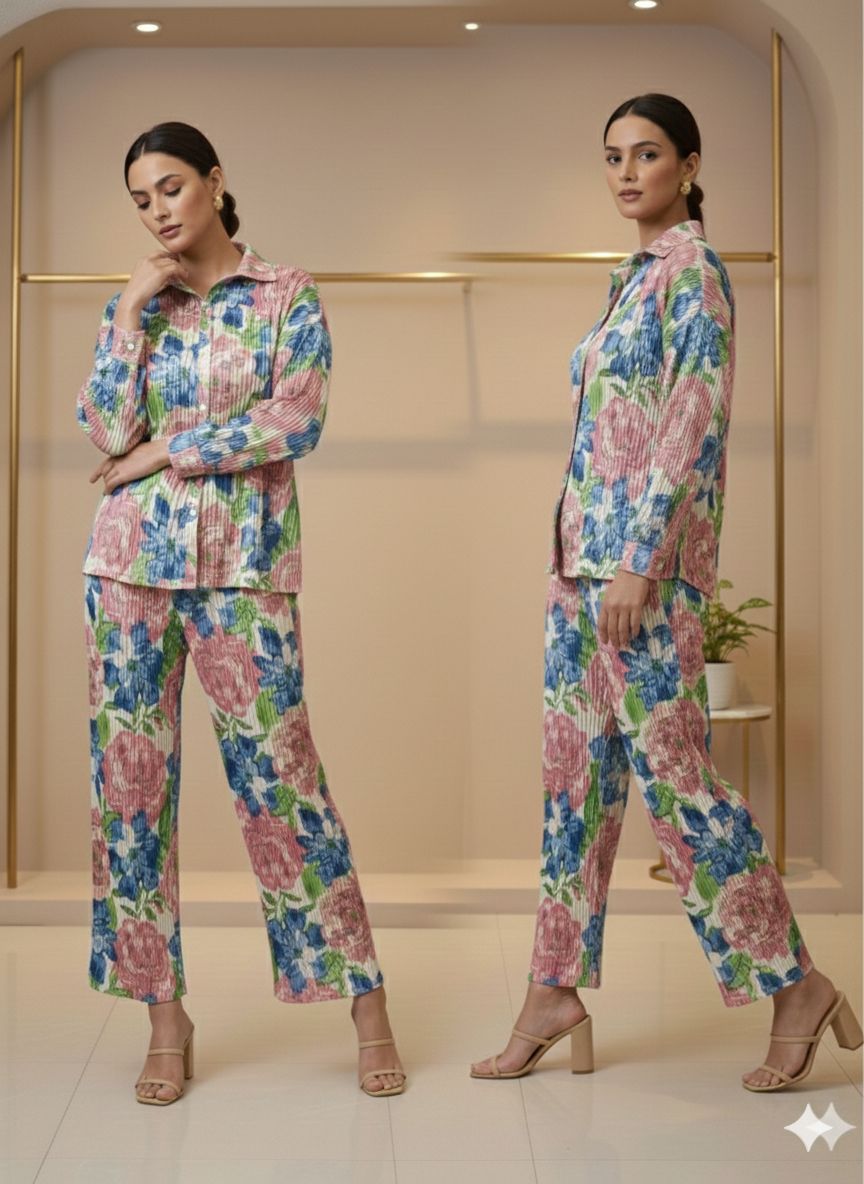 D'MAYE Bloomscape Luxe Floral Coord Set