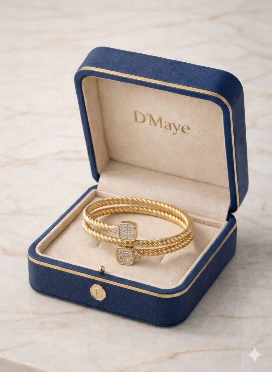 D’MAYE Luxe Knot Crystal Bracelet