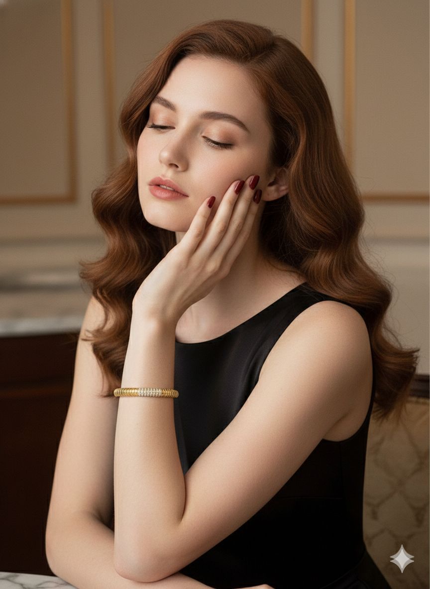D’MAYE Radiant Coil Diamond Bracelet