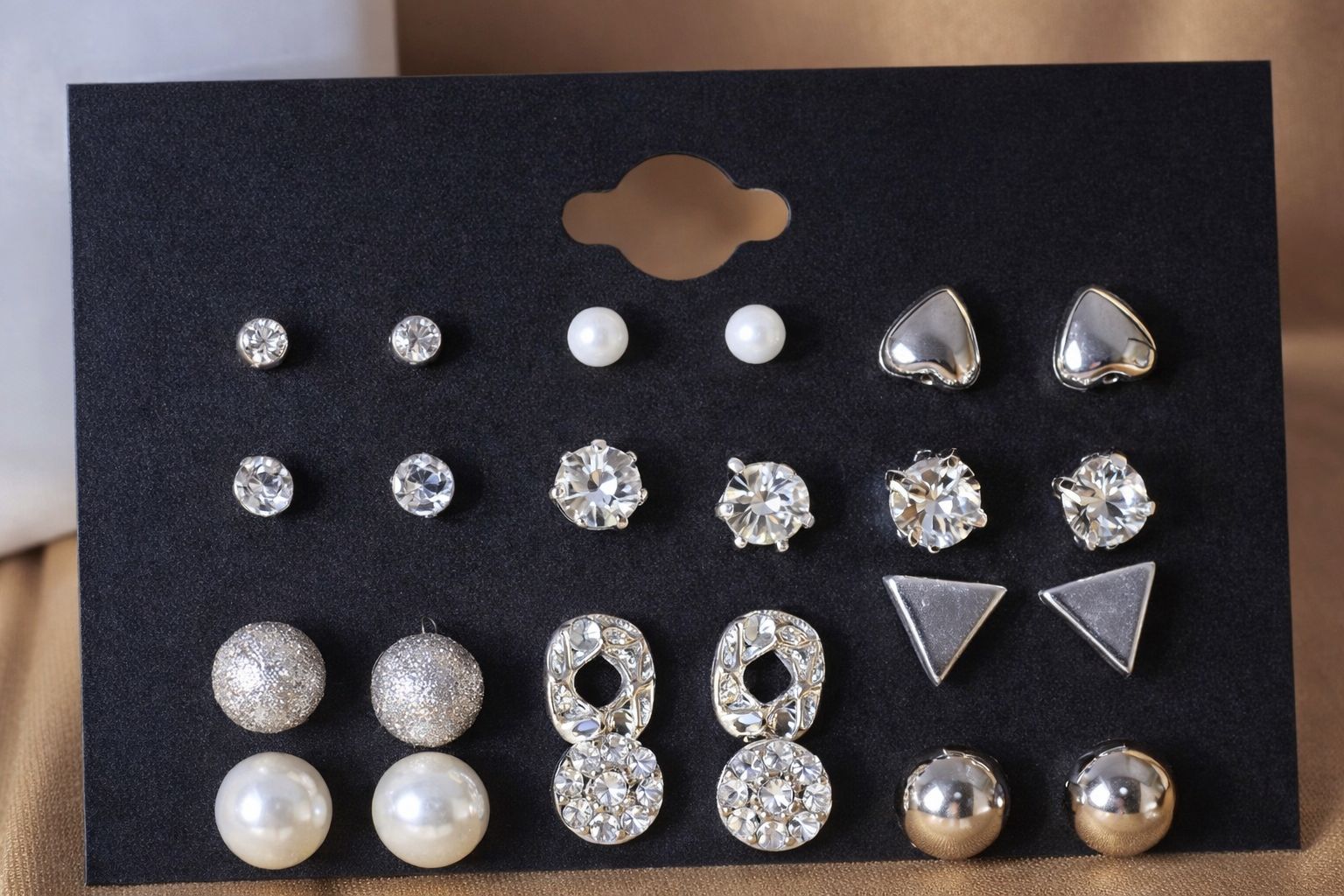 D'MAYE -12 Pair Stylish Stud Earrings Set for Women
