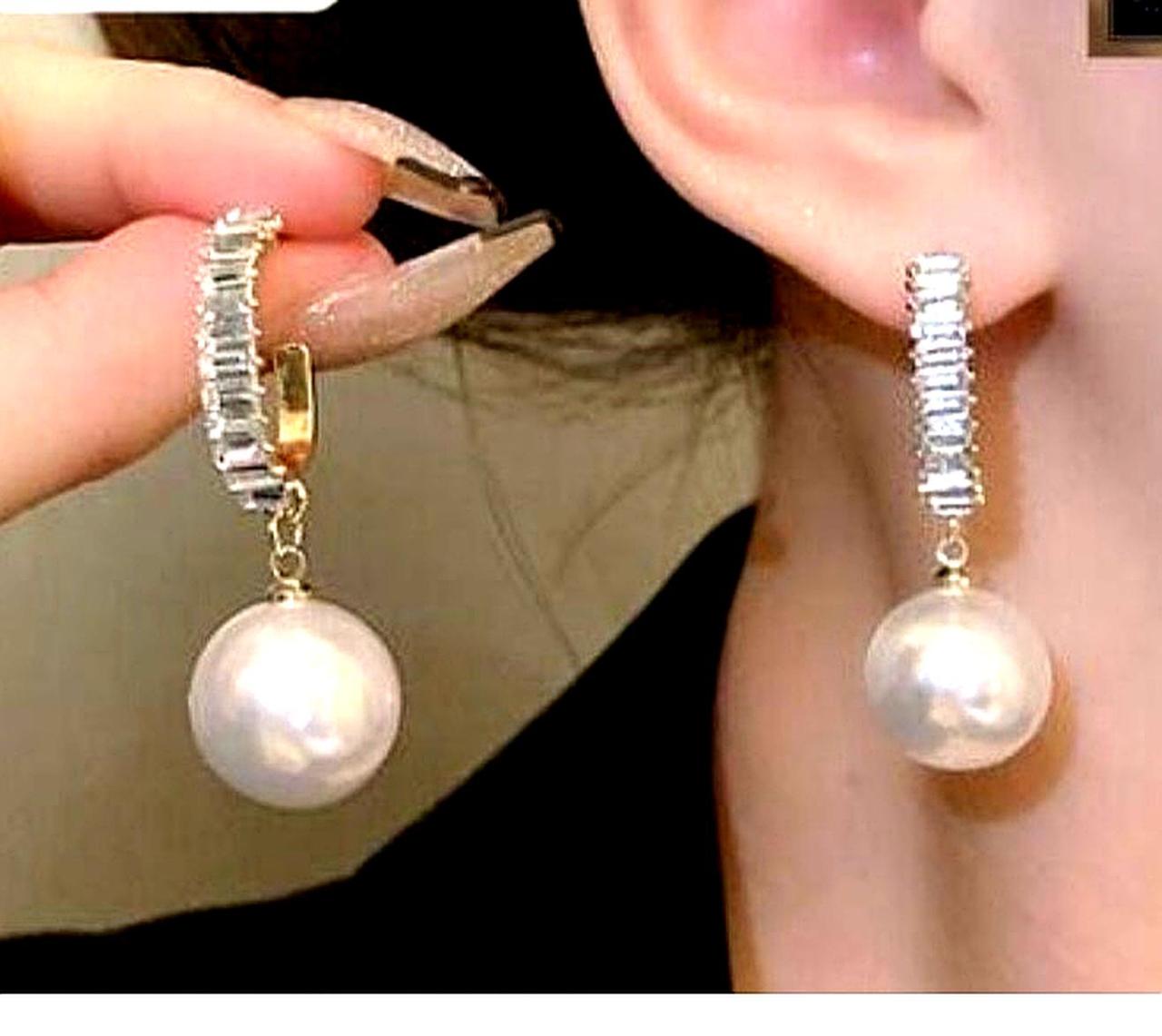 Premium Pearl Hanging Earrings – Wedding & Festive Wear