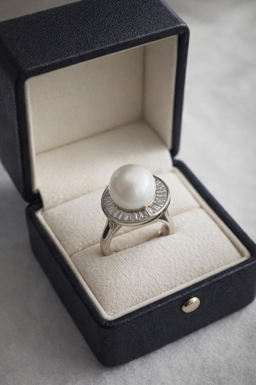 Vintage Style Pearl Ring for Women/D'MAYE