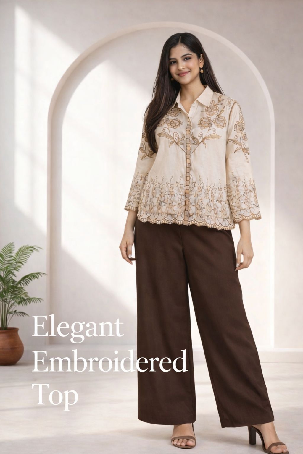 Women’s Elegant Embroidered Tops