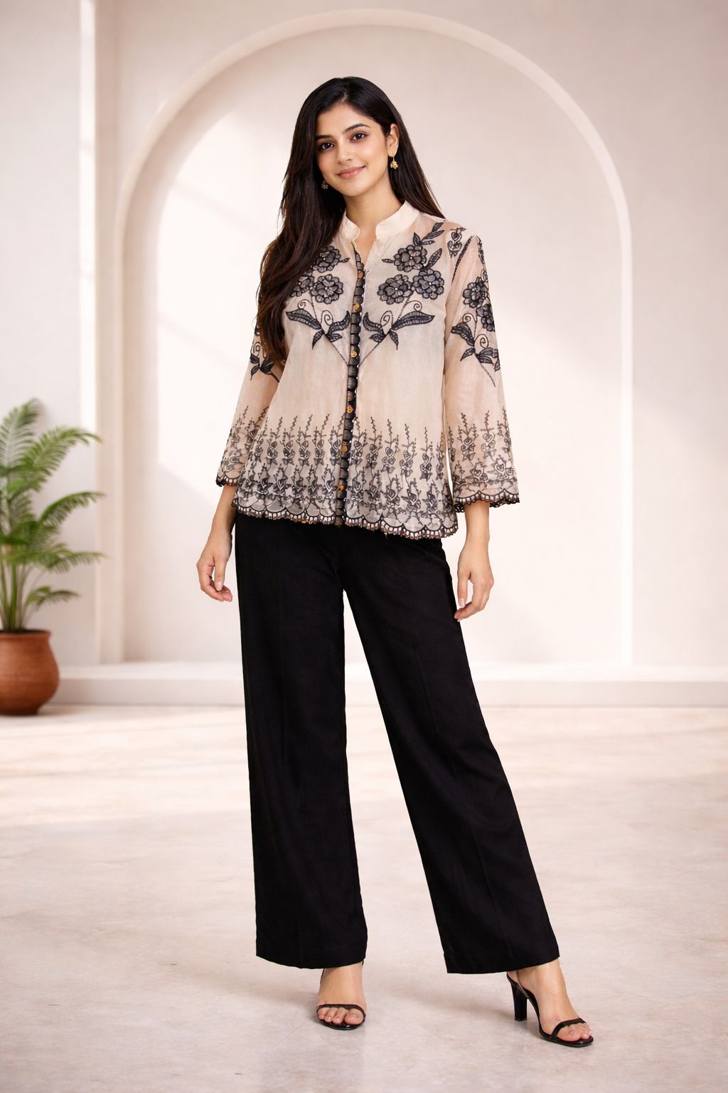 Women’s Elegant Embroidered Tops